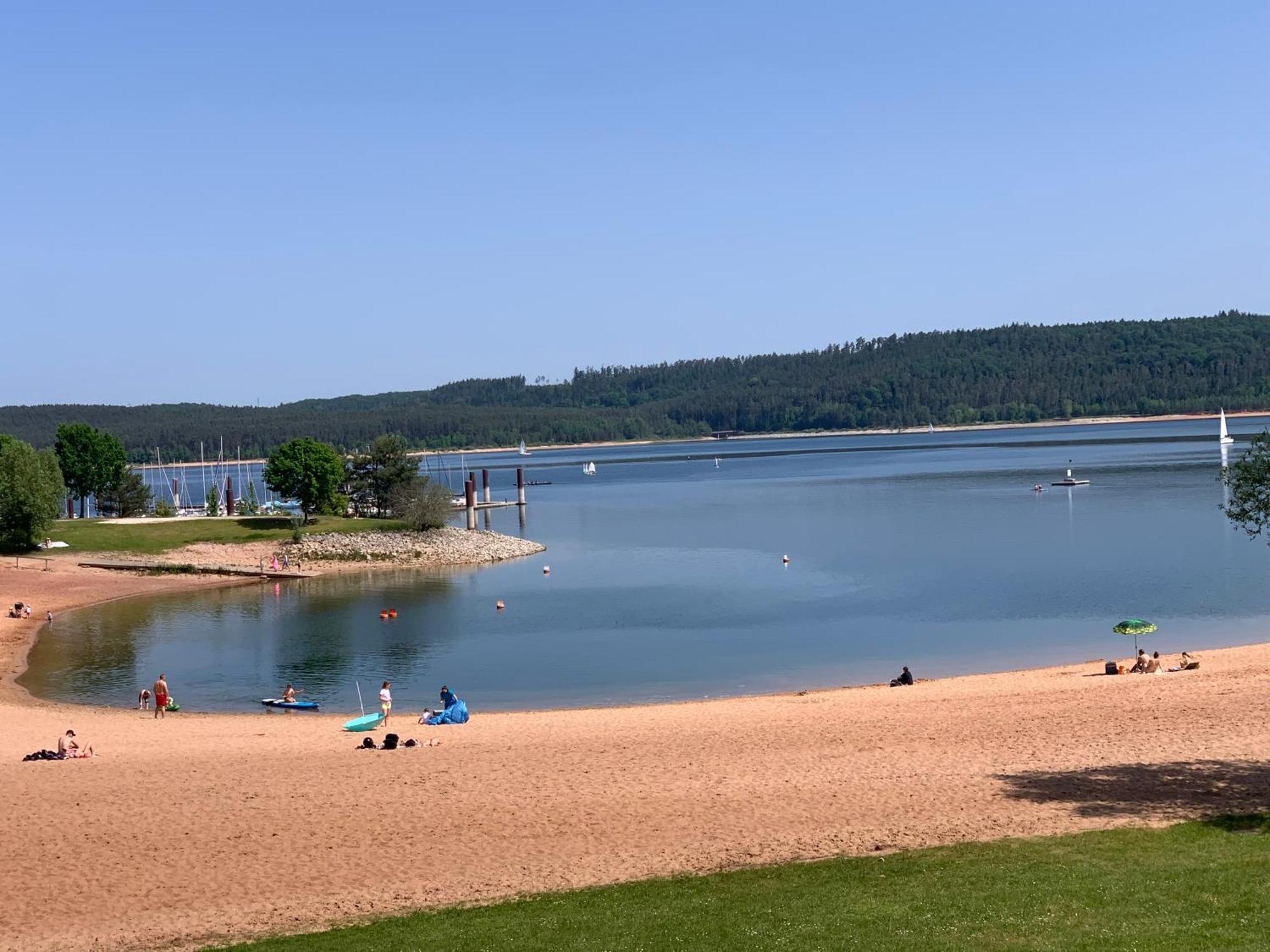 Sonniges 4 **** Dg-Apartment Mit Aufzug+Seeblick Pleinfeld Esterno foto